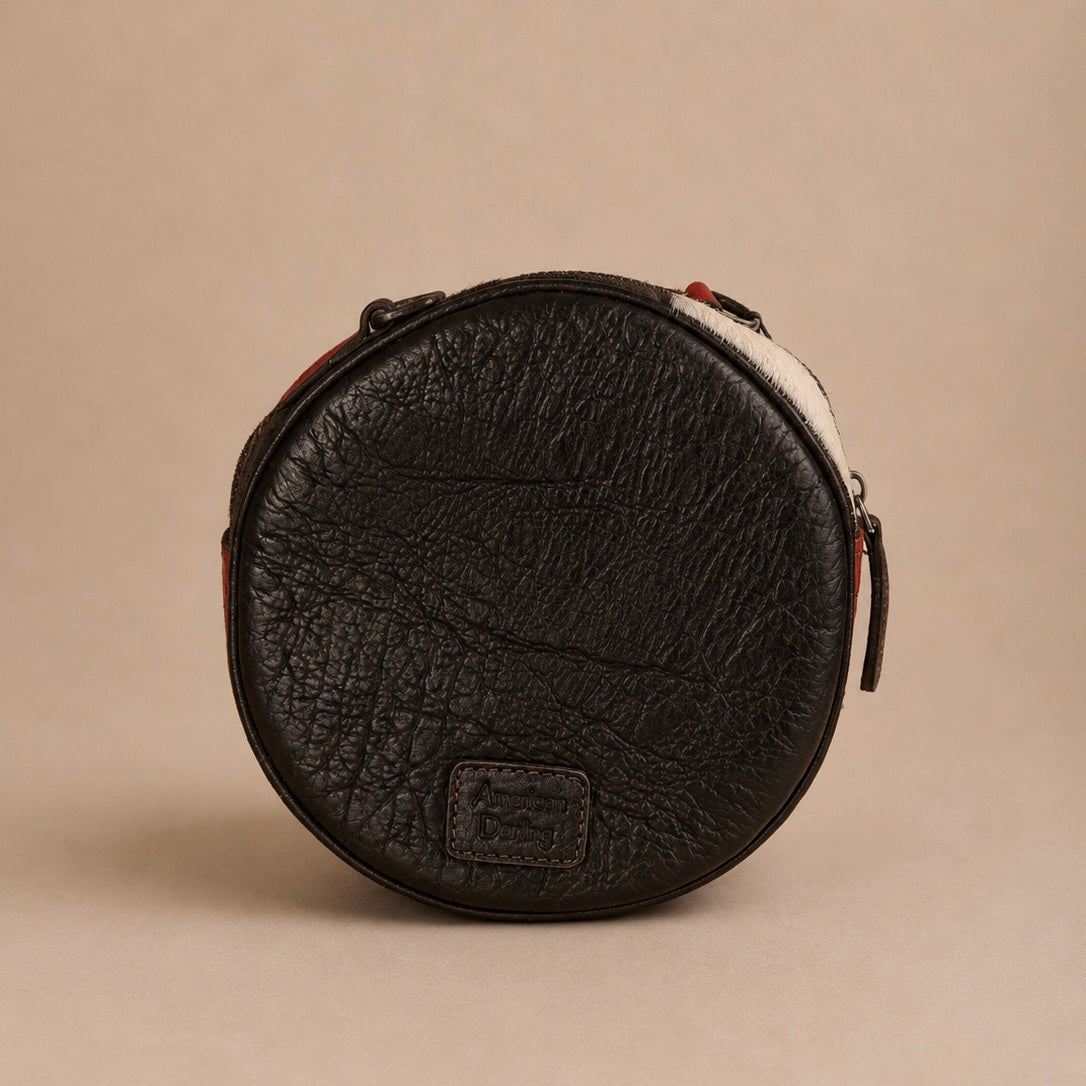 Crimson Prairie Round Crossbody