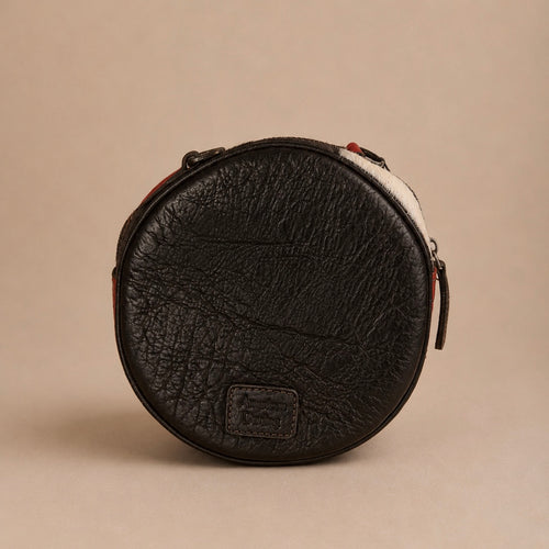 Crimson Prairie Round Crossbody