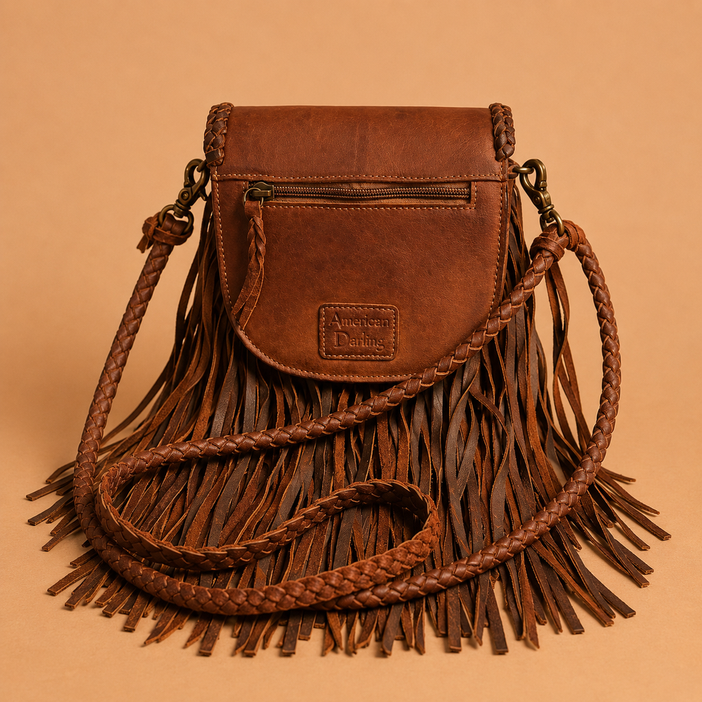 Desert Turquoise Fringe Crossbody