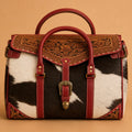 The Crimson Range Cowhide Weekender