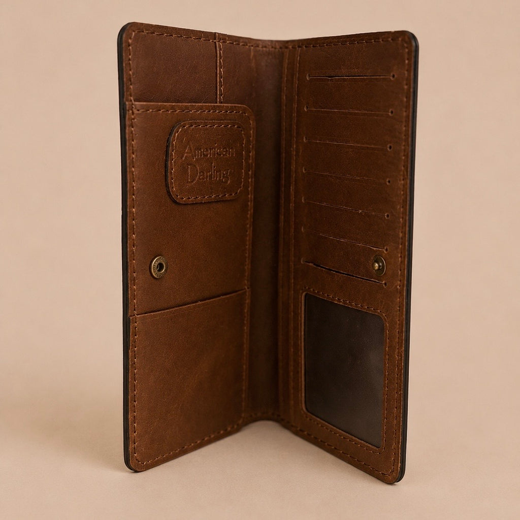 Wildflower Ranch Hand-Painted Wallet
