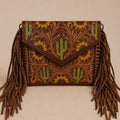 Desert Sunflower Fringe Clutch
