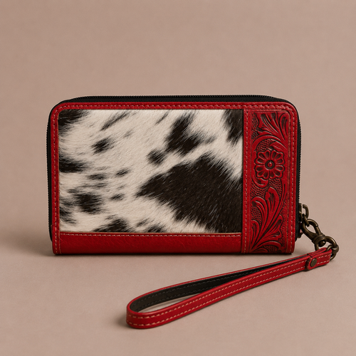 Crimson Canyon Zip Wallet