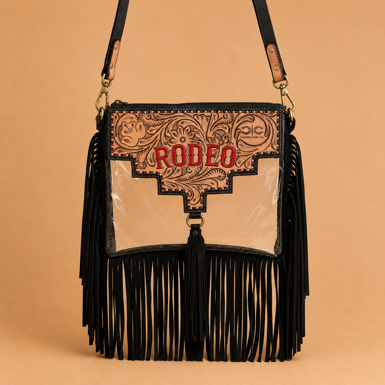 Rodeo Clear Stadium Fringe Bag