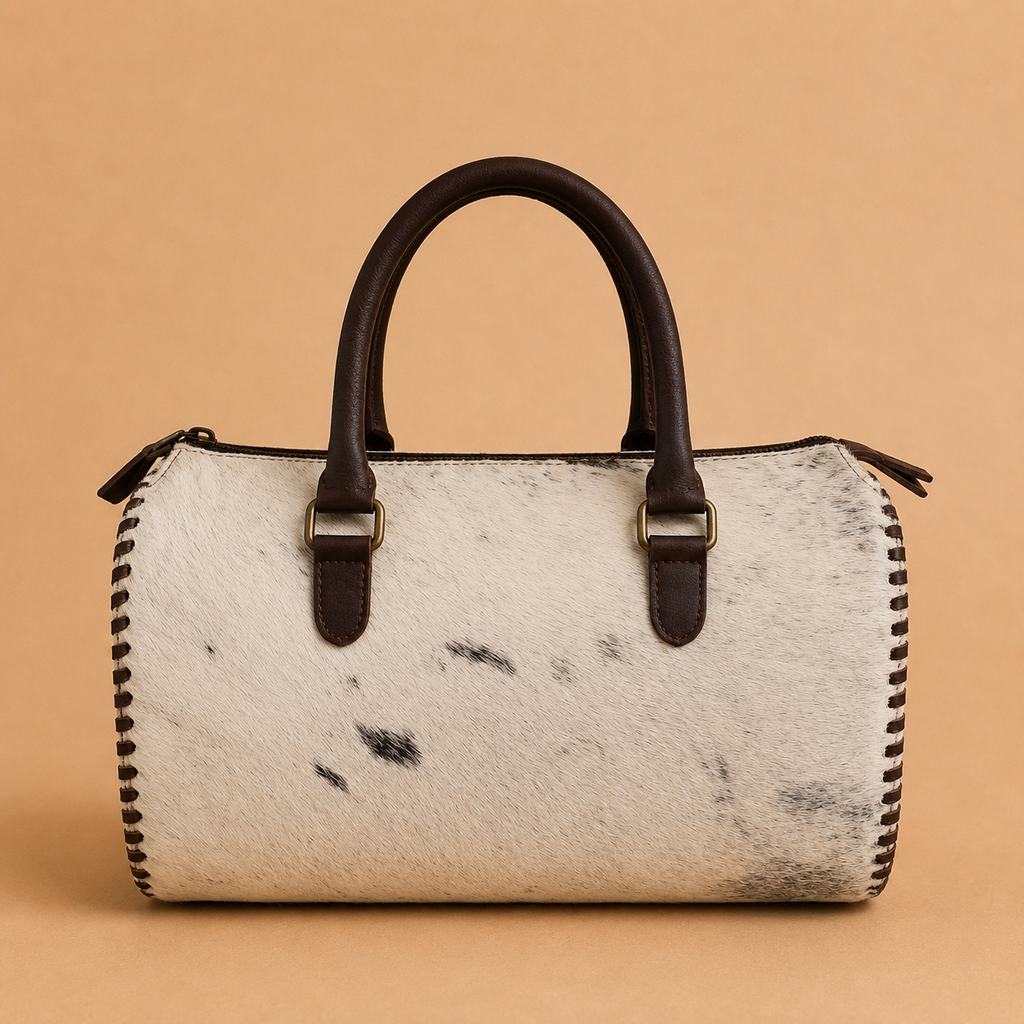 Snowdrift Cowhide Speedy Bag