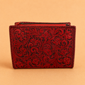 American Darling Scarlet Tooled Leather Tote