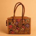 American Darling Wildflower Tooled Leather Tote