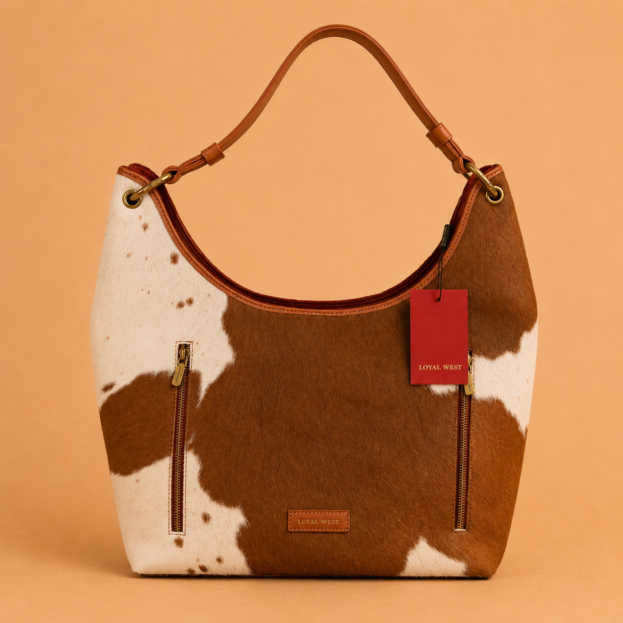 Saddle Creek Cowhide Hobo Tote