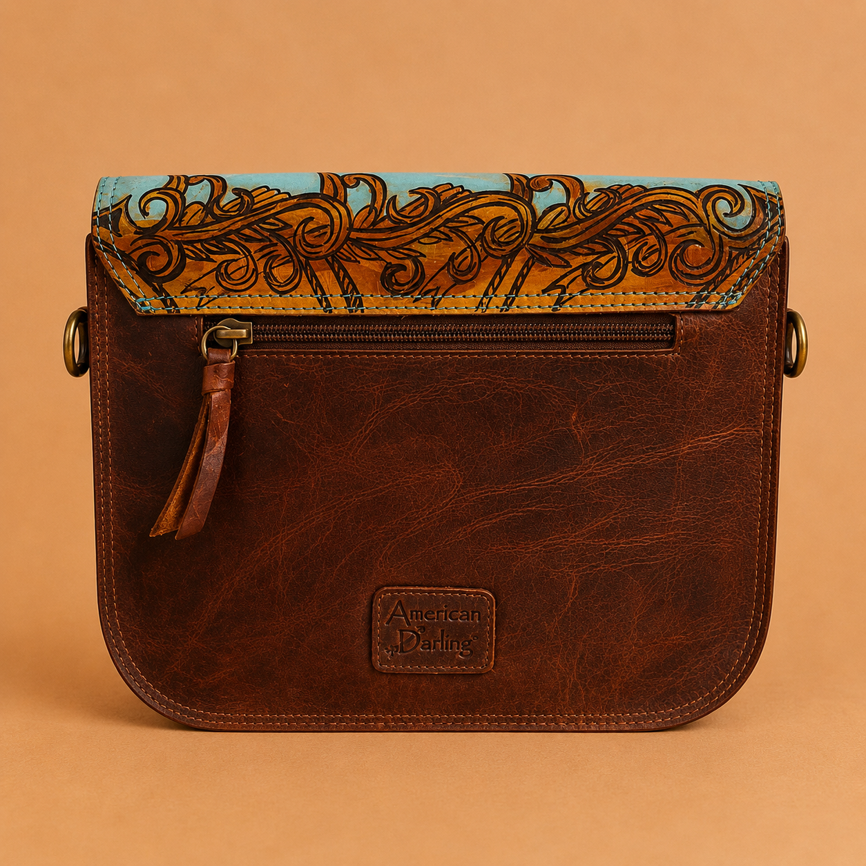 American Darling Hand-Painted Desert Horizon Crossbody