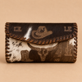 Branded Heritage Cowhide Wallet