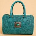 Turquoise Bloom Overnight Bag