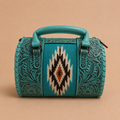 Mini Turquoise Mesa Weekender Bag