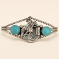 Chasing Glory Kingman Turquoise Barrel Racer Cuff