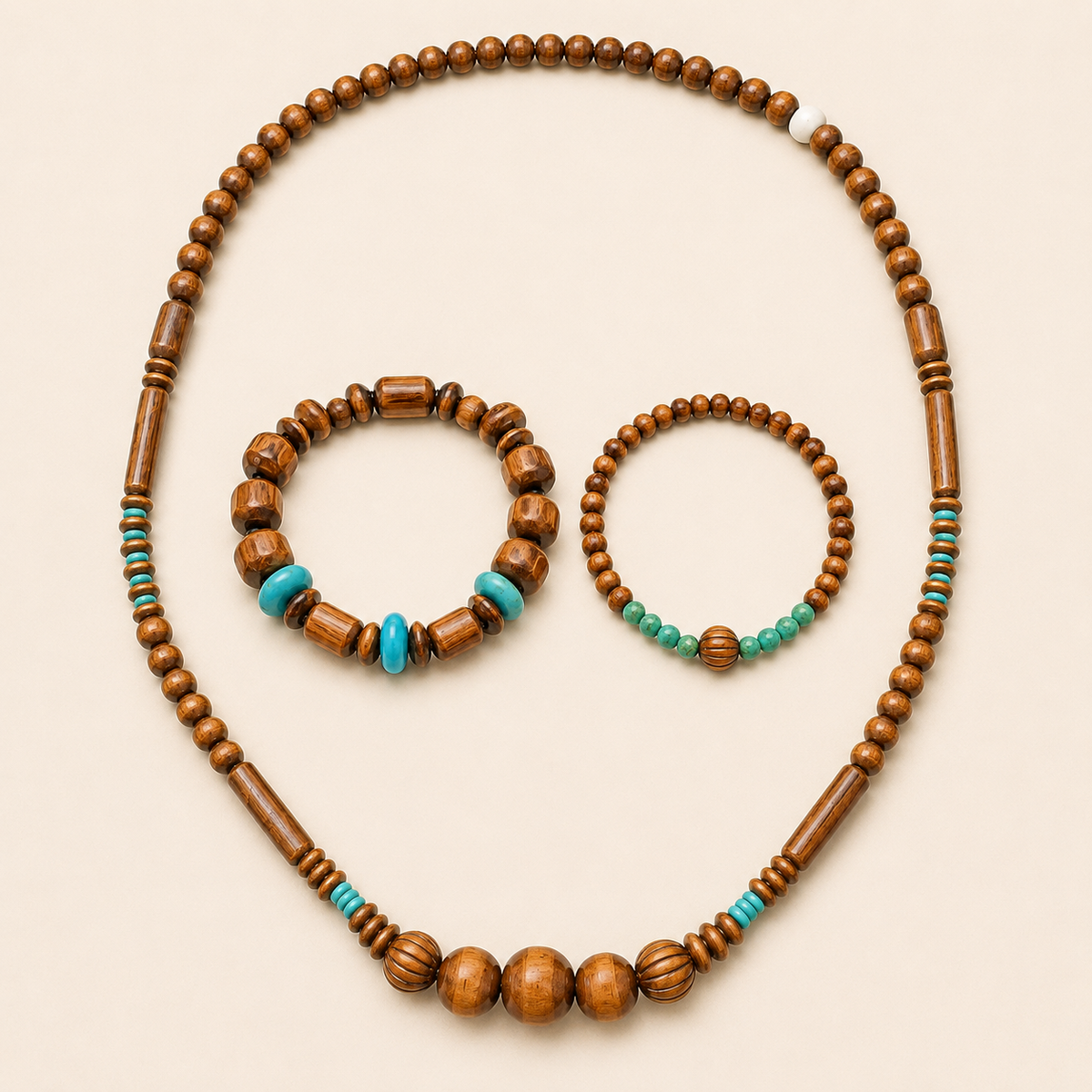 Copper Canyon Kingman Turquoise Three-Piece Set
