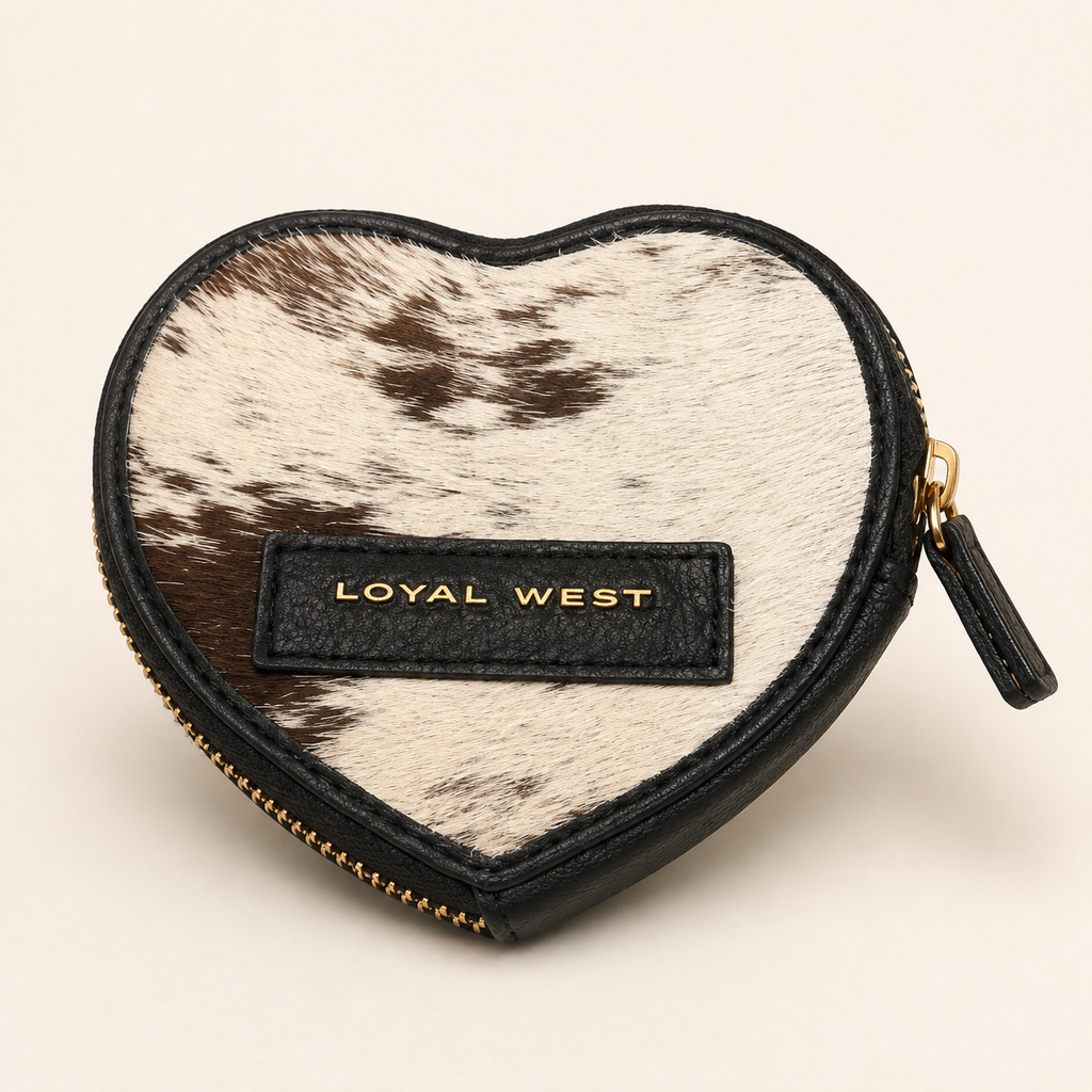 Loyal West “Heart of the Prairie” Cowhide Coin Purse