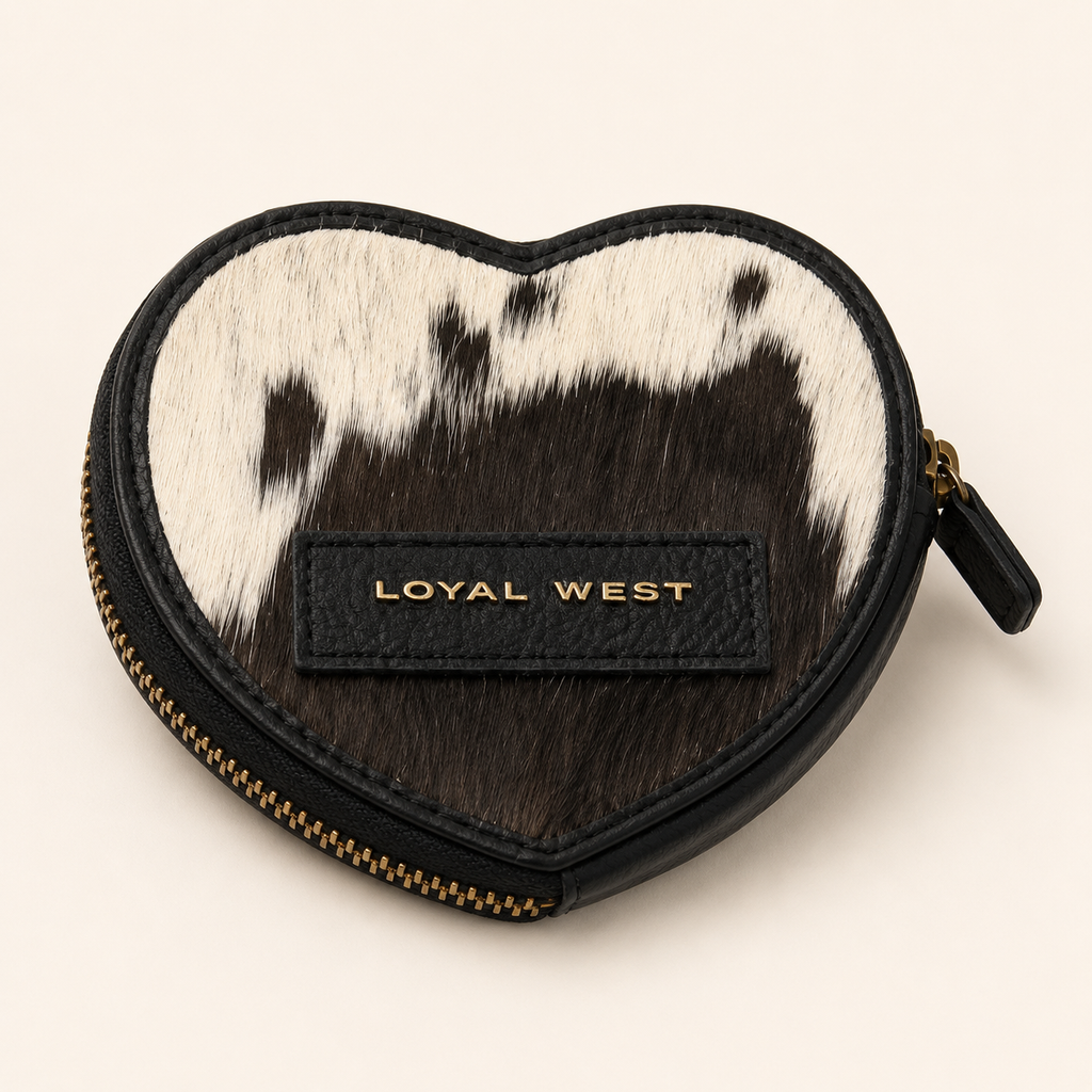 Loyal West “Heart of the Prairie” Cowhide Coin Purse