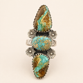 Catalina Desert Bloom Adjustable Sterling Silver Ring