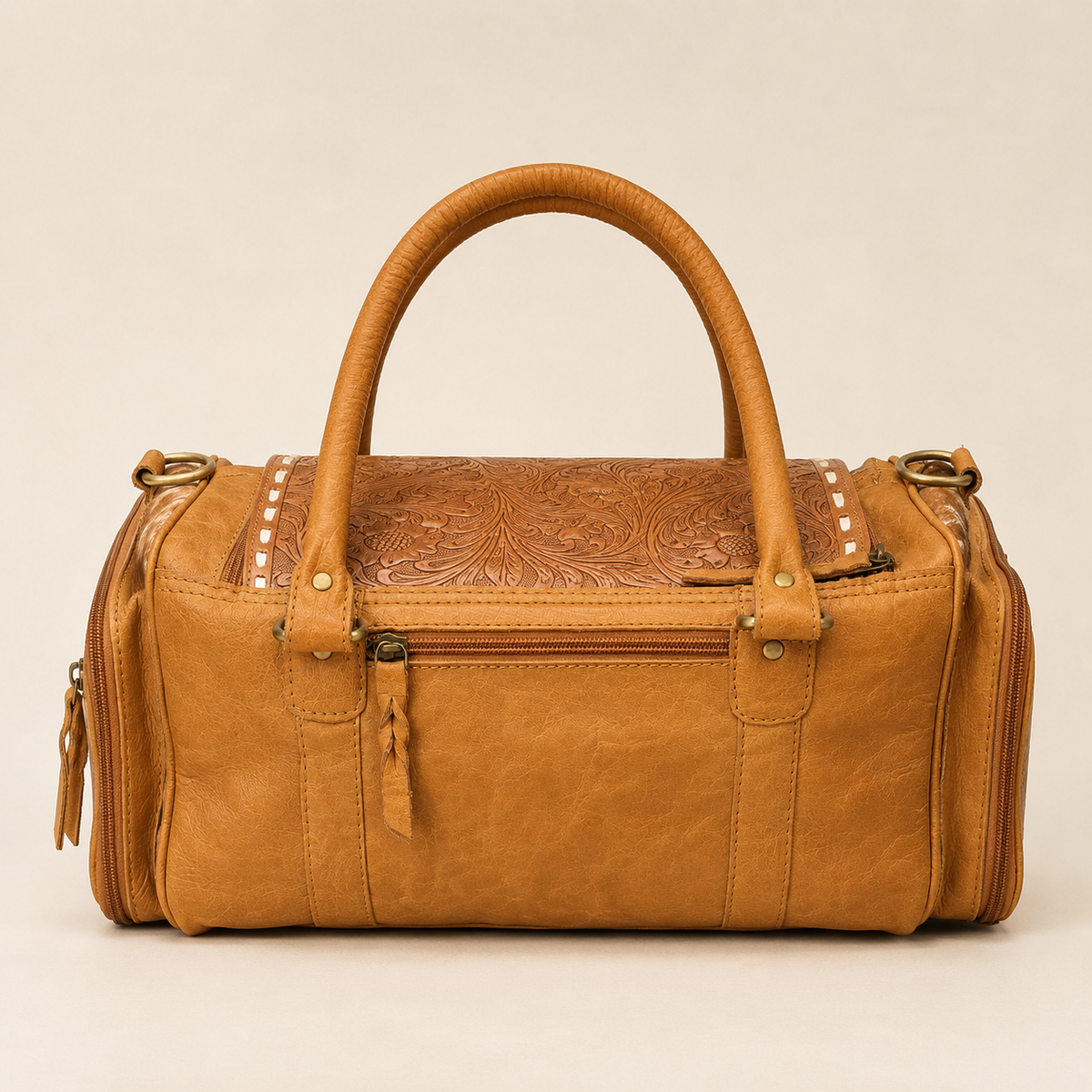 The Prince & Prairie Saddle Trail Cowhide Weekender