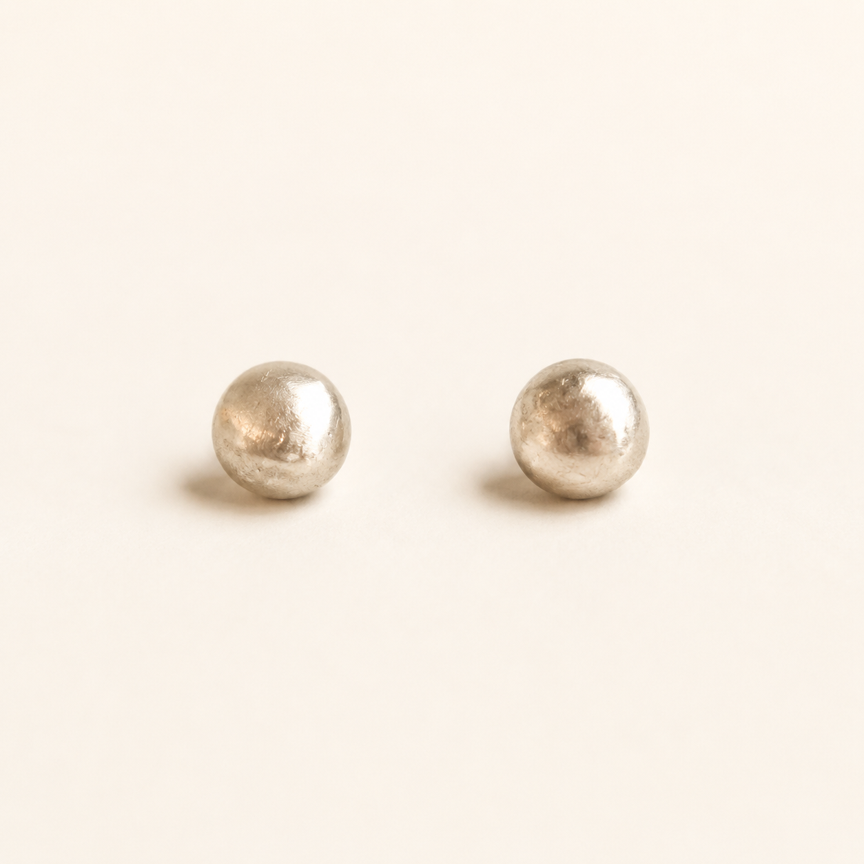 Silver Sage Sterling Silver Ball Stud Earrings