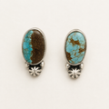 One-of-a-Kind Mine No. 8 Turquoise Sterling Silver Earrings