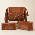 The Prairie Boot-Stitch Three-Piece Crossbody Set