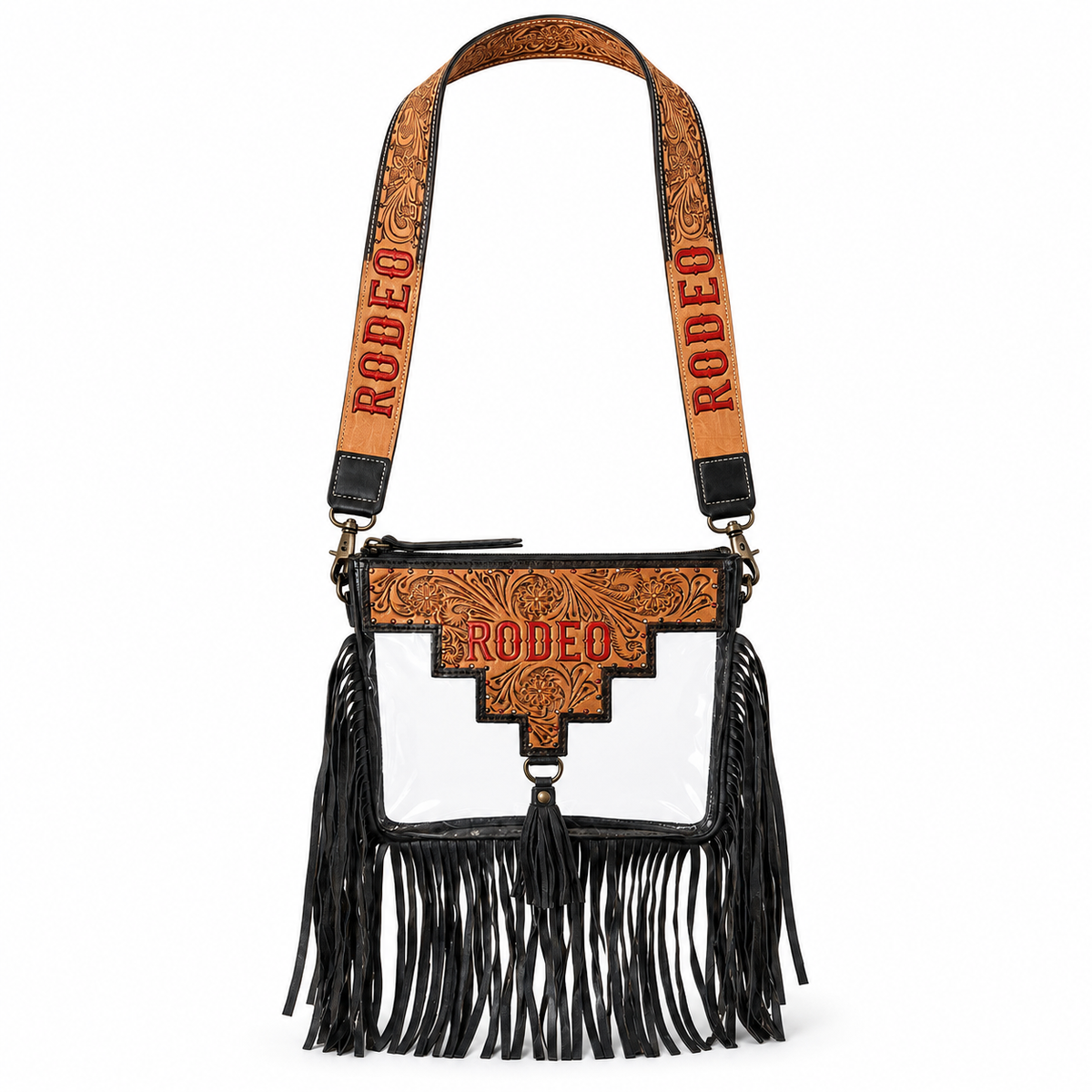 Rodeo Nights Clear Stadium Crossbody Bag