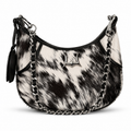 The Midnight Prairie Cowhide Convertible Hobo