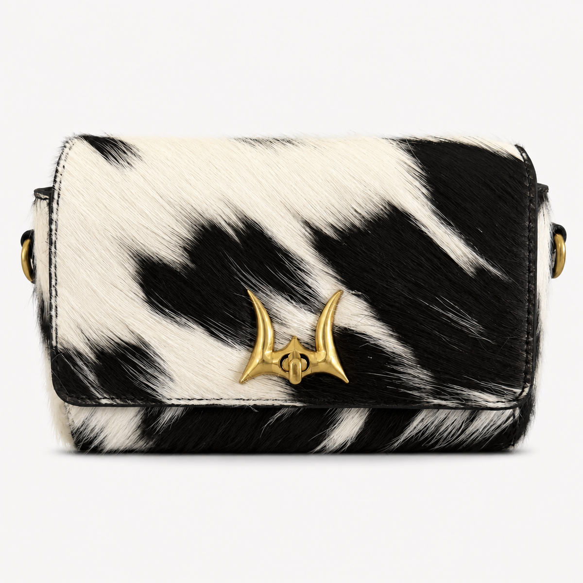 The Gilded Longhorn Cowhide Convertible Handbag