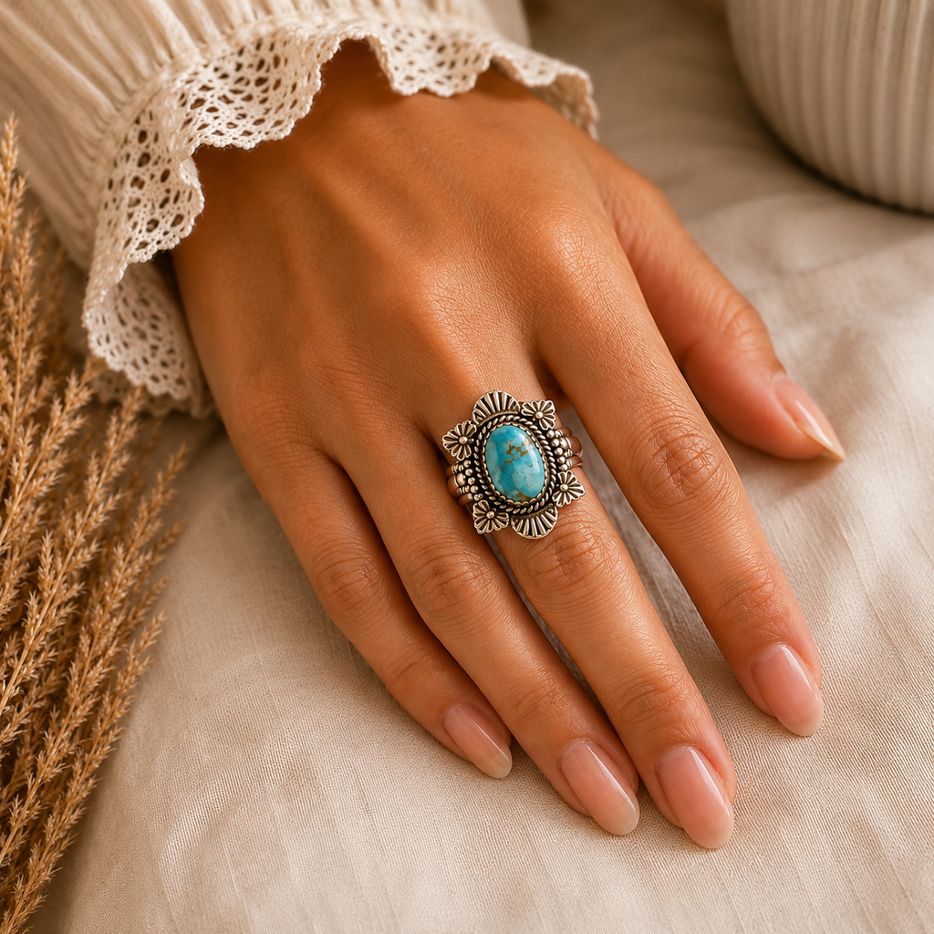 Golden Hill Turquoise Ring Size 6/7