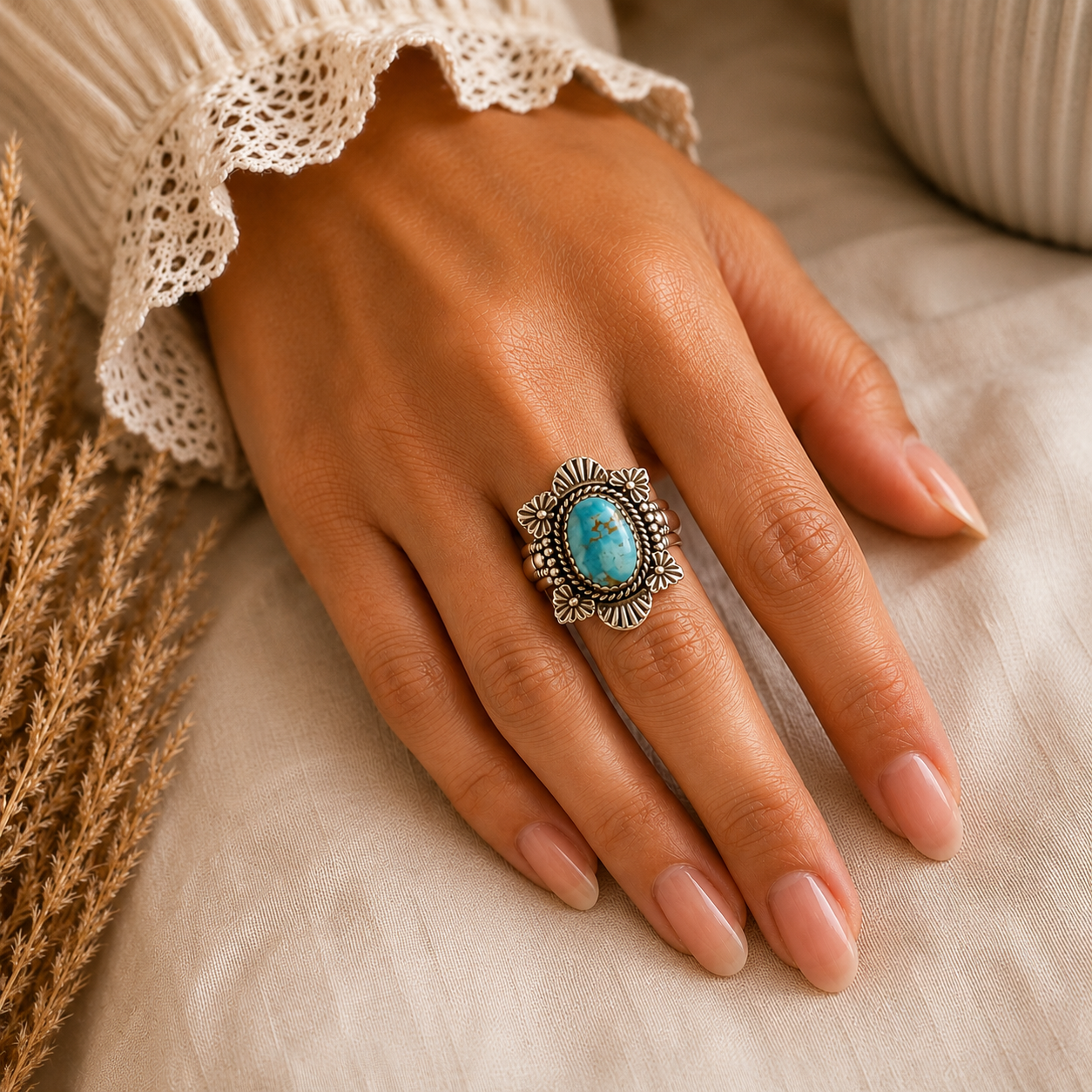 Golden Hill Turquoise Ring Size 6/7