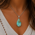 Pilot Mountain Turquoise Sterling Silver Pendant