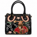 The Midnight Rodeo Embroidered Western Satchel