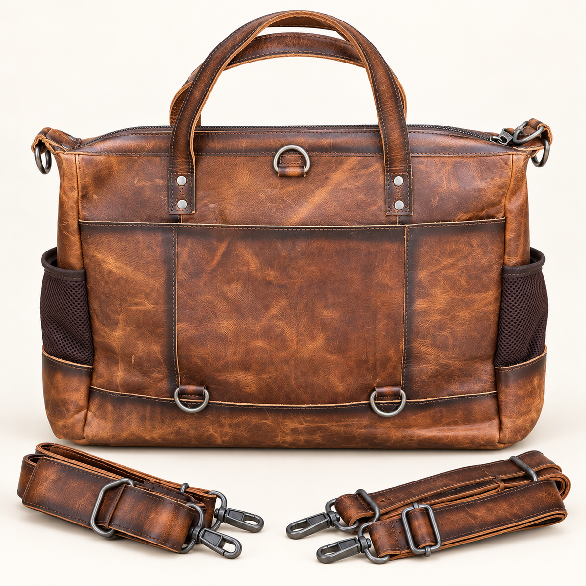 The High Plains Convertible Cowhide Tote Backpack