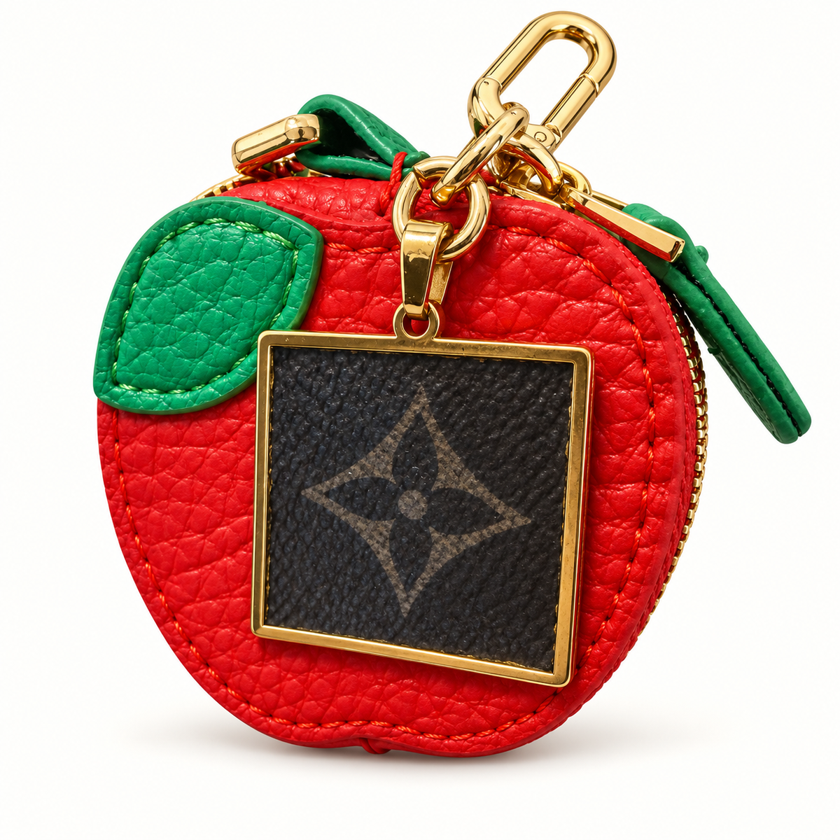 The Ruby Apple — Zip Pouch & Monogram Purse Charm