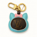 Hello Kitty Purse Charm with Authentic Louis Vuitton Monogram Canvas