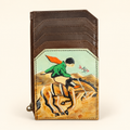 Rodeo Spirit Hand-Painted Leather Card Wallet
